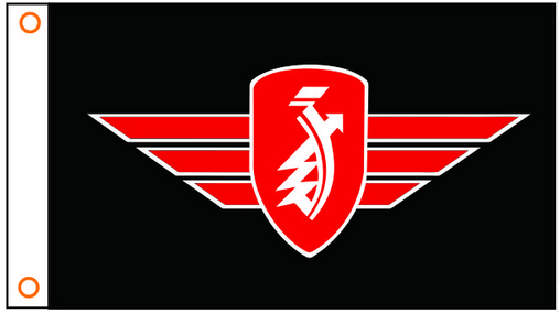 Zundapp Flag-3x5 FT  Zundapp Motorcycle Banner-100% polyester-2 Metal Grommets - flagsshop