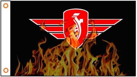 Zundapp Flag-3x5 FT  Zundapp Motorcycle Banner-100% polyester-2 Metal Grommets - flagsshop