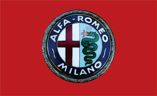 Alfa Romeo Flag-3x5 checkered Banner-Metal Grommets - flagsshop