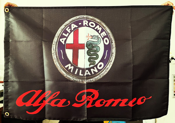 Alfa Romeo Flag-3x5ft checkered Banner-Metal Grommets