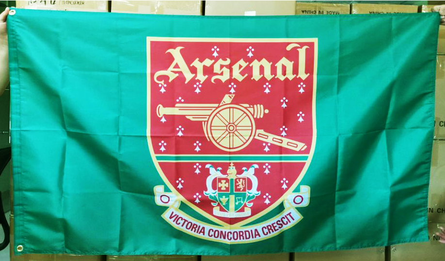Arsenal Football Club Flag3x5ft Gunners FC Banner100 polyester