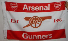 Drapeau Vintage Arsenal 1995 - Vainqueurs Coupe D'Europe, Dimensions 21x30, Souvenir Collector