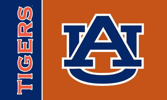 Auburn Tigers College Football Helmet Flag NCAA Auburn University Bann - flagsshop