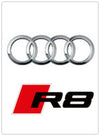 Custom Audi R8 flag -3x5 FT-100% polyester-4 Metal Grommets