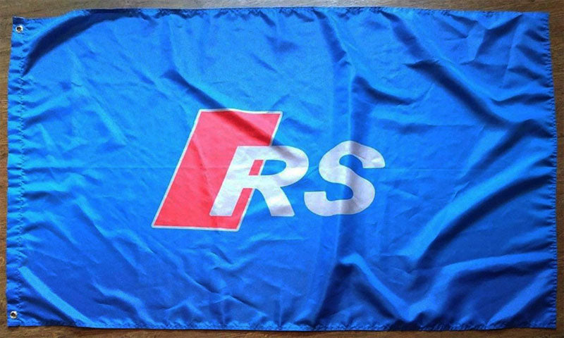 Audi Flag-3x5 FT-100% polyester-Quattro Banner-Checkered - flagsshop