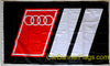 Audi Flag-3x5 FT-100% polyester-Quattro Banner-Checkered