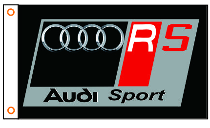 Audi Flag-3x5 FT-100% polyester-Quattro Banner-Checkered - flagsshop