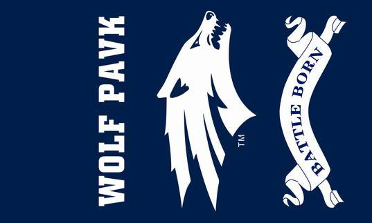 University of Nevada Flag 3 ' X 5 ' Fan bandera 150 X 90 CM bandera de cobre amarillo del metal agujeros NCAA Flag - flagsshop