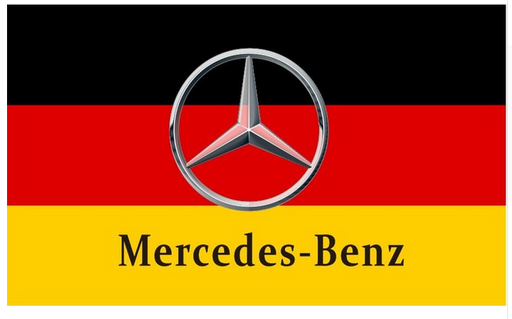 Mercedes benz Flag-3x5 Checkered AMG 3M Banner-100% polyester - flagsshop