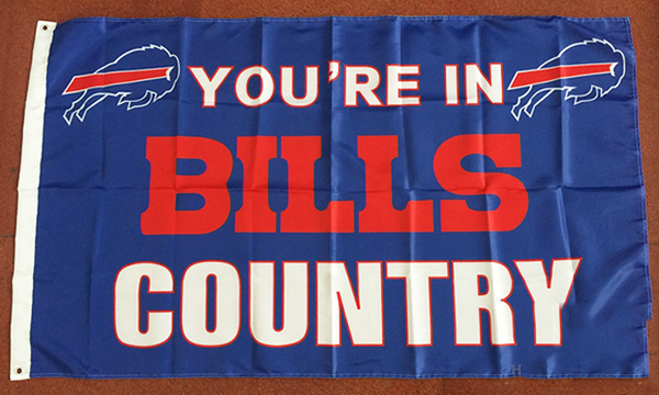 Buffalo Bills Flag-3x5 NFL Buffalo Bills Flag Banner-100% polyester-Stripes-Champions-super bowl - flagsshop
