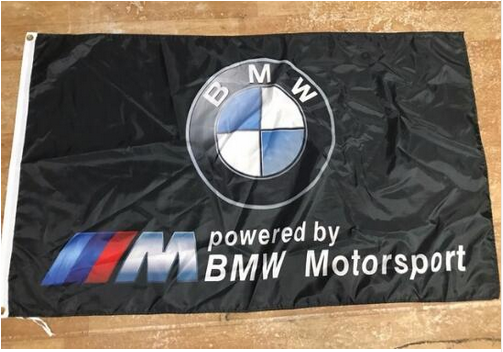 BMW flag for car racing-3x5 FT-100% polyester Banner-Vertical - flagsshop