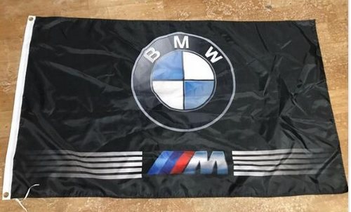 BMW flag for car racing-3x5 FT-100% polyester Banner-Vertical - flagsshop