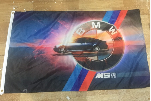 BMW flag for car racing-3x5 FT-100% polyester Banner-Vertical - flagsshop