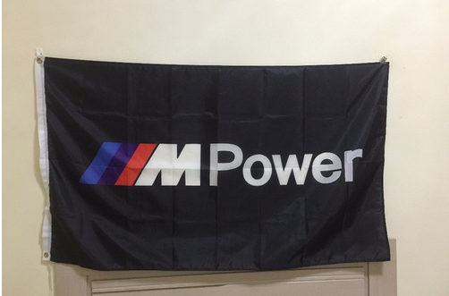 BMW flag for car racing-3x5 FT-100% polyester Banner-Vertical - flagsshop