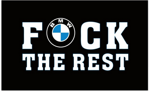 BMW flag for car racing-3x5 FT-100% polyester Banner-Vertical - flagsshop