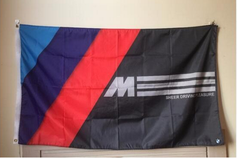 BMW flag for car racing-3x5 FT-100% polyester Banner-Vertical - flagsshop