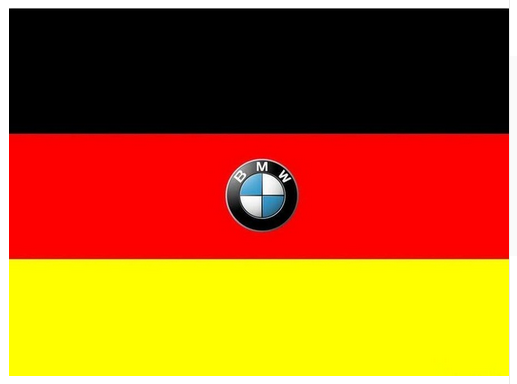 BMW flag for car racing-3x5 FT-100% polyester Banner-Vertical - flagsshop