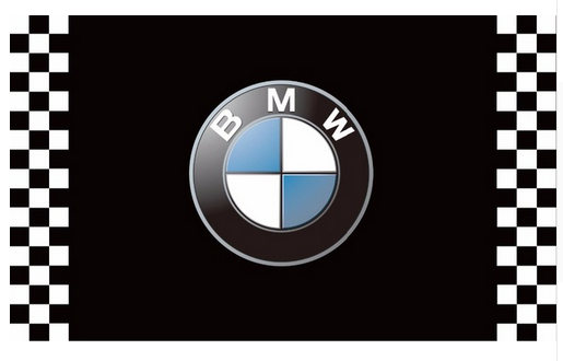 BMW flag for car racing-3x5 FT-100% polyester Banner-Vertical - flagsshop