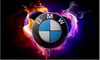 BMW flag-3x5 FT-100% polyester-Checkered Banner-mini