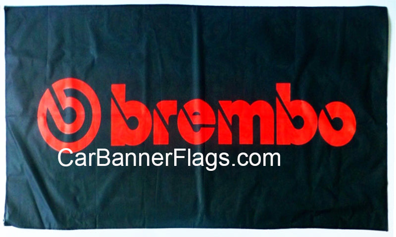 Brembo Flag-3x5 FT Banner-100% polyester-2 Metal Grommets - flagsshop