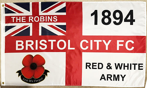 Bristol City FC Football Club Flag-3x5 Banner-100% polyester