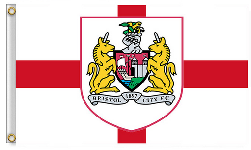 Bristol City FC Football Club Flag-3x5 Banner-100% polyester - flagsshop