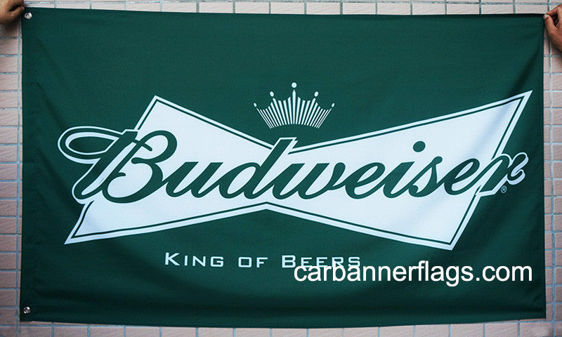 Budweiser Flag-3x5 Banner-100% polyester-bud light with can-Dilly Dilly-Saturdays are for the boys-Busch light - flagsshop