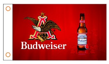 Budweiser Flag-3x5 Banner-100% polyester-bud light with can-Dilly Dilly-Saturdays are for the boys-Busch light - flagsshop