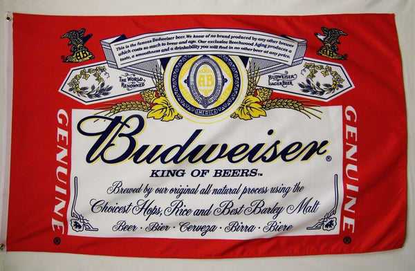 Budweiser Flag-3x5 Banner-100% polyester-bud light with can-Dilly Dilly-Saturdays are for the boys-Busch light - flagsshop