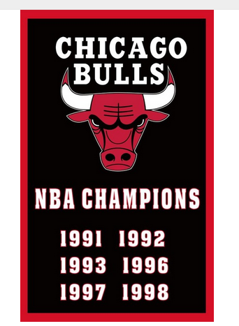 Chicago Bulls Flag-3x5 Chicago Bull flags Banner-100% polyester - flagsshop