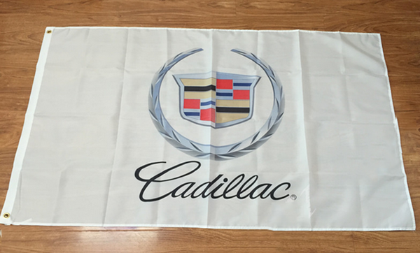 Cadillac flag-3x5 FT-100% polyester Banner-Black - flagsshop