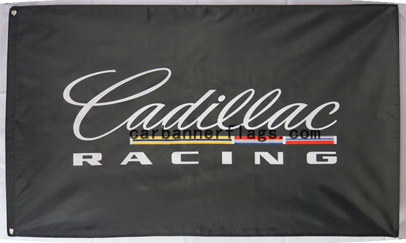 Cadillac flag-3x5 FT-100% polyester Banner-Black - flagsshop