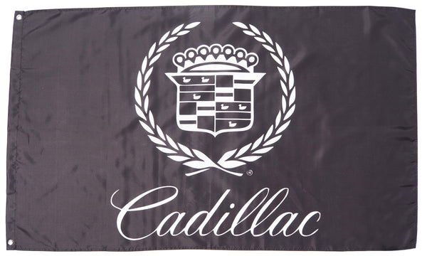 Cadillac flag-3x5 FT-100% polyester Banner-Black - flagsshop