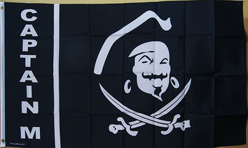 Captain Morgan Flag-3x5 FT Jamaica Rum Banner-100% polyester-2 Metal Grommets - flagsshop