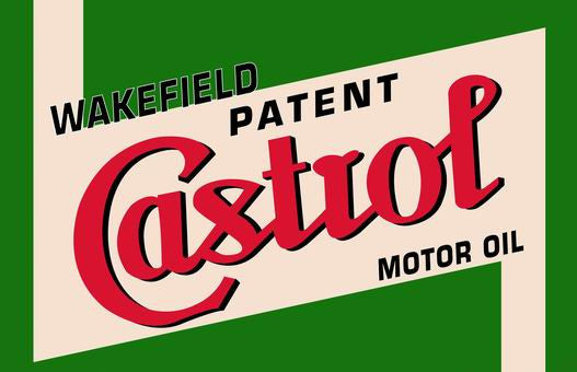 Castrol flag-3x5 FT-100% polyester Banner-2 Metal Grommets - flagsshop