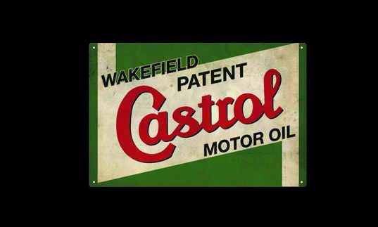Castrol flag-3x5 FT-100% polyester Banner-2 Metal Grommets - flagsshop