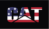 Patriotic Cat Flag--3x5 FT Banner-100% polyester-2 Metal Grommets