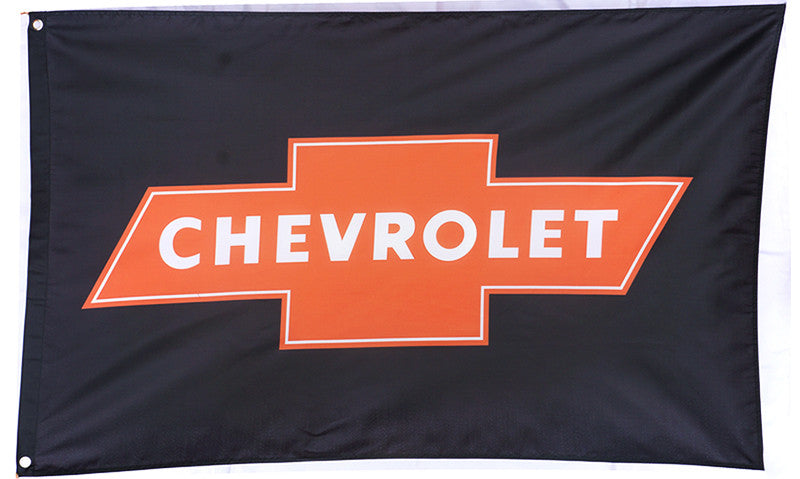Nuge Chevrolet Blue & White Bowtie Flag – 3x5 Foot Banner, Polyester Blend With Grommets (USA Seller)