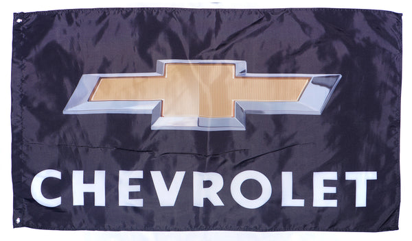Chevrolet Flag-3x5 FT Banner-100% polyester-2 Metal Grommets - flagsshop