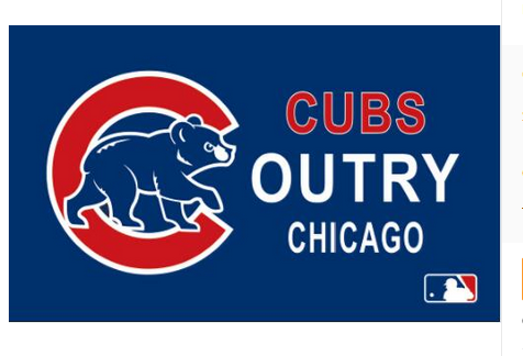Chicago Cubs Flag-3x5 Banner-100% polyester - flagsshop