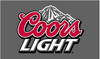 Coors Light Flag-3x5 FT Coors Light Silver Bullet Beer Banner-100% polyester-2 Metal Grommets