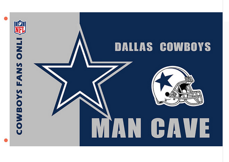 Dallas Cowboys Flag-3x5 NFL Banner-100% polyester-Helmet-Champions - flagsshop