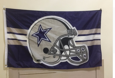 Dallas Cowboys Flag-3x5 NFL Banner-100% polyester-Helmet-Champions - flagsshop