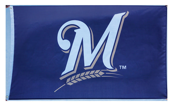 Milwaukee Brewers Flag-3x5 Banner-100% polyester - flagsshop