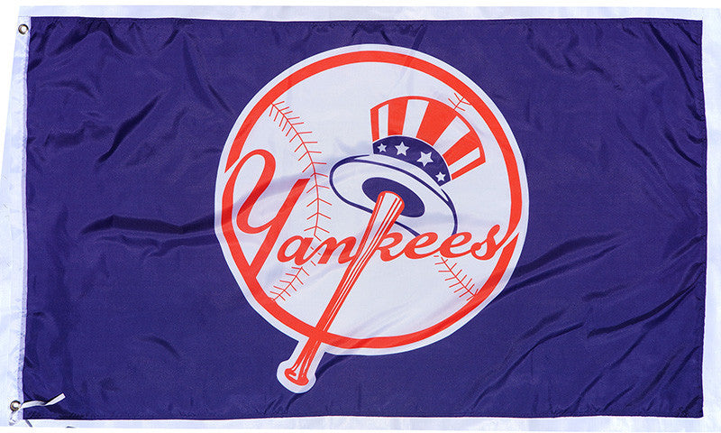 New York Yankees Blue 3' x 5' Polyester Flag (F-1903) - by www