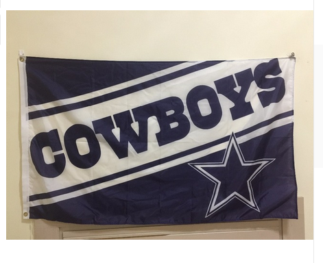 Dallas Cowboys Flag-3x5 NFL Banner-100% polyester-Helmet-Champions-super bowl - flagsshop