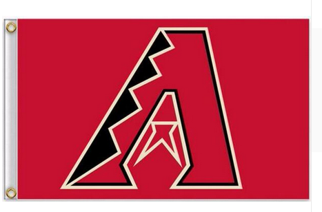 Arizona Diamondbacks Flag-3x5 Banner-100% polyester - flagsshop