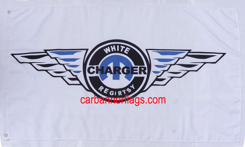 Mopar Flag-3x5 Checkered Banner-Metal Grommets - flagsshop