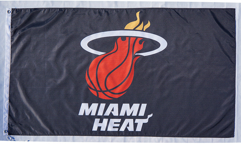 Miami Heat Flag-3x5 Banner-100% polyester - flagsshop