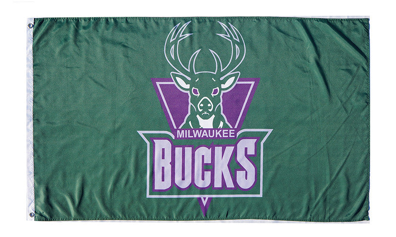 Milwaukee Bucks Flag-3x5FT Banner-100% polyester